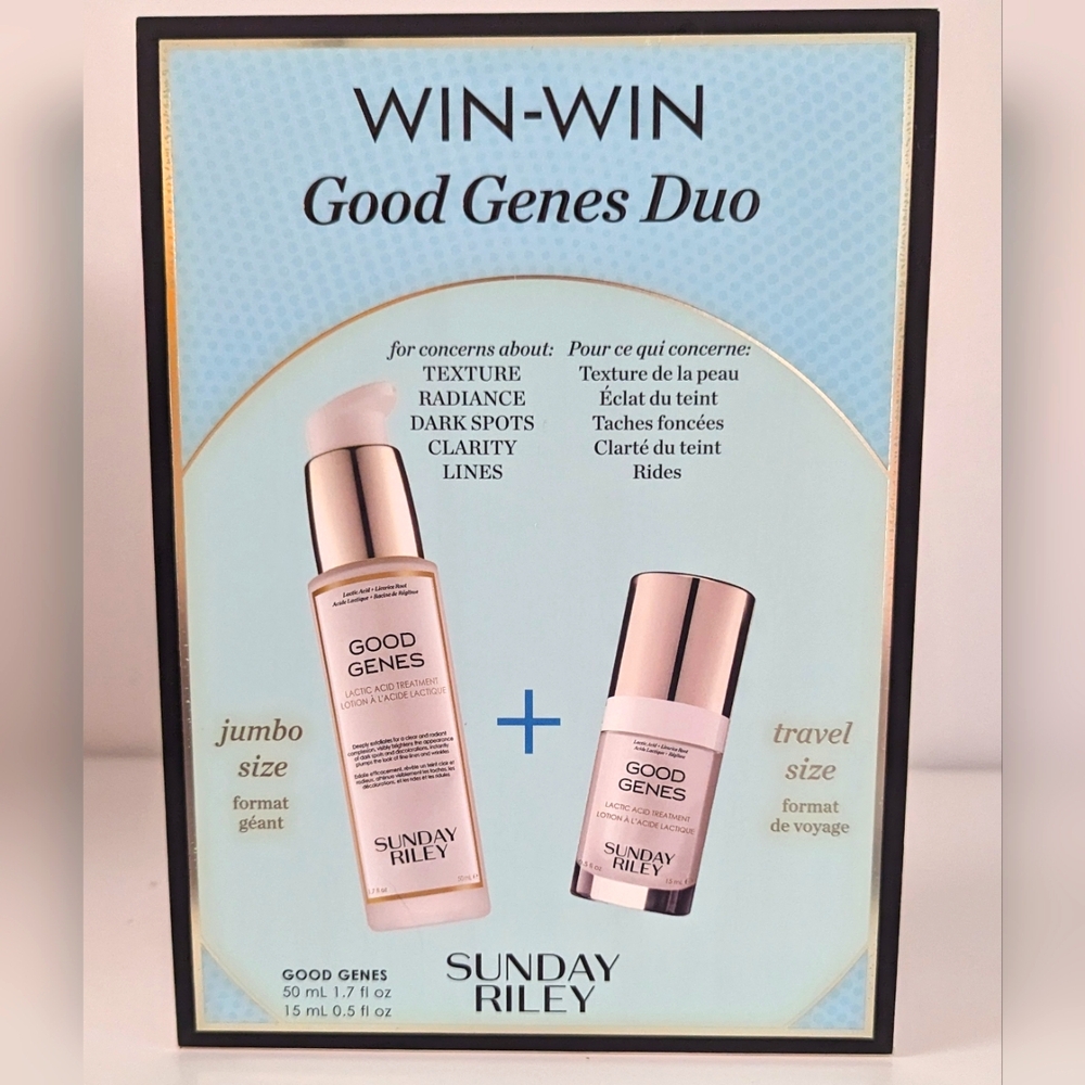 Sunday Riley Win-Win Good Genes Lactic Acid Treatment Duo
